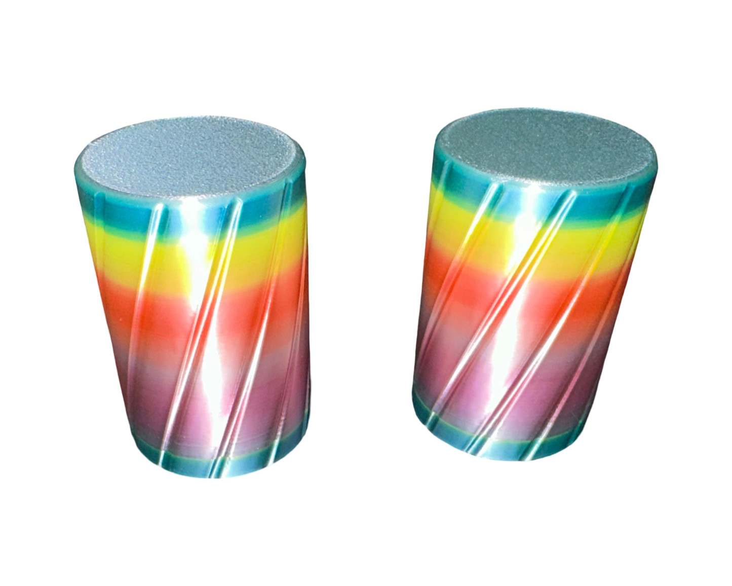 x2 3ml Peptide Pen Cartridge Holder W/Purge - Rainbow #2