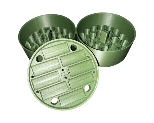 3ml peptide Hydrapeak Inserts For 54 Vials - Fits 32 Oz Hydrapeak - Olive Green