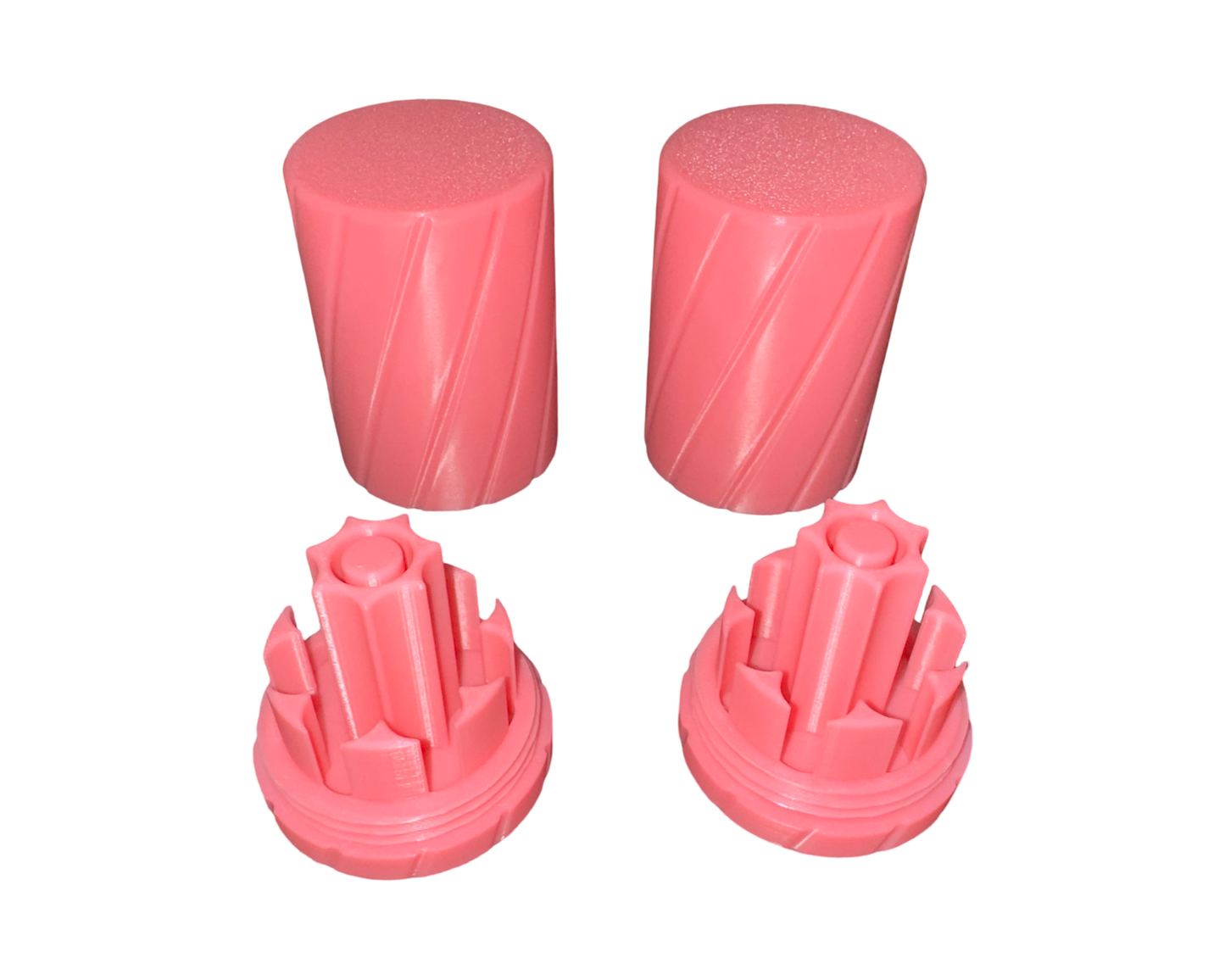 x2 3ml Peptide Pen Cartridge Holder W/Purge - Pink